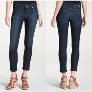 NWOT PAIGE Kylie Crop Dark Wash SIZE 30